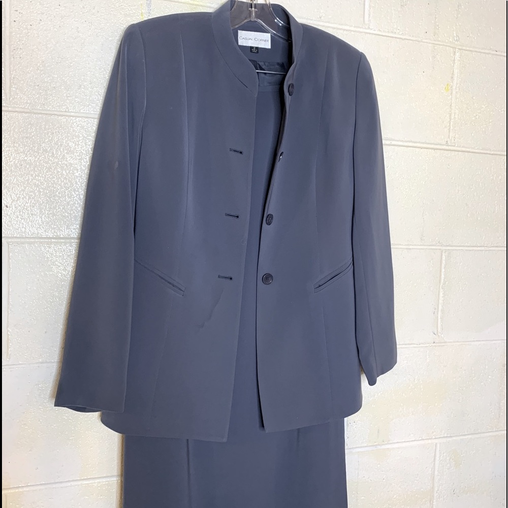 Two piece gray suit
